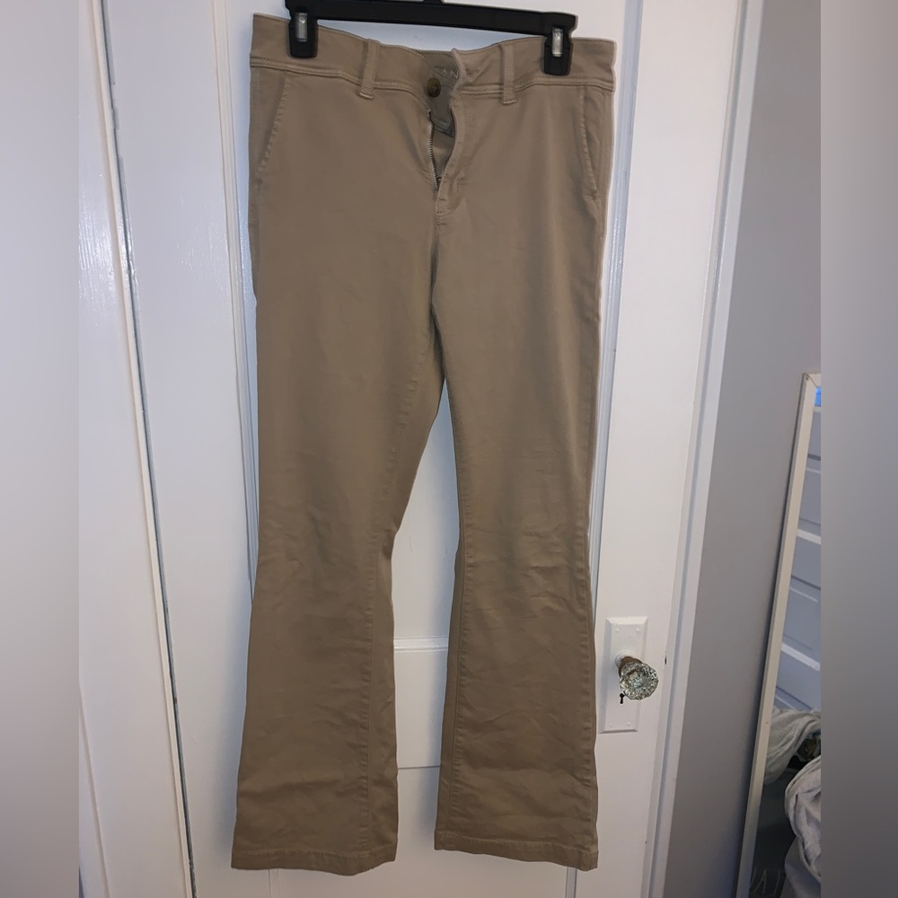 American Eagle Khaki Bootcut Pants